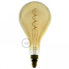 LED pear 5W - 16,5cm goudkleurig dimbaar
