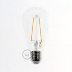 LED edison 4W - 6,4cm transparant niet dimbaar