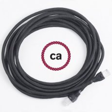 LAN - Ethernet textielkabel zwart
