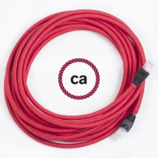 LAN - Ethernet textielkabel rood