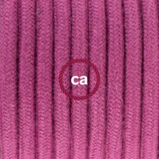 Textielkabel mat katoen burgundy 3 x 0,75