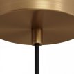 SERM1OTS Geborsteld bronzen metalen design trekontlaster met schroefdraad, moer en ringetje.