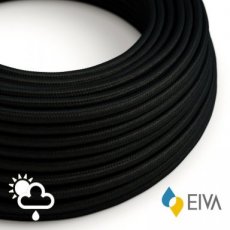 Ronde elektrische buitenkabel bedekt met zwart viscose SM04 - geschikt voor EIVA-systeem IP65