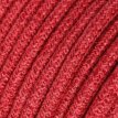 XZ3RN24 Textielkabel Cherry red 3 x 0,75